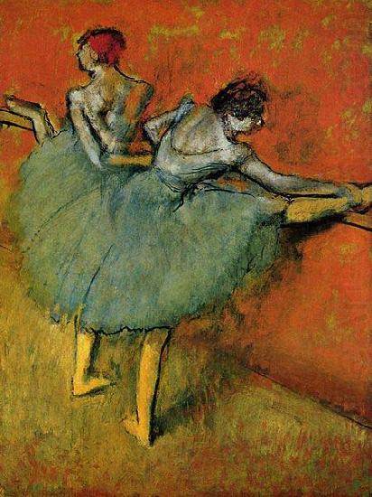 Edgar Degas Dancers at The Bar oil painting picture